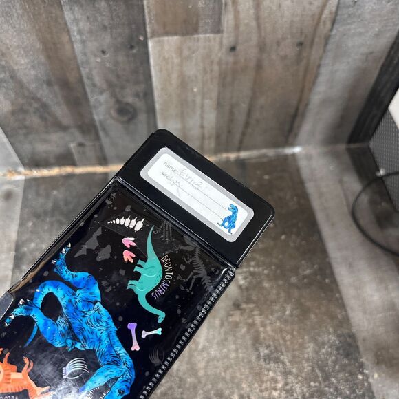 Dinosaur Hot Focus Retro Pencil Case Box Multi Compartment\ Calculator - Picture 5 of 11